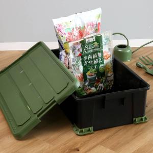 CAPTAIN STAG（キャプテンスタッグ） コンテナボックス 大型 屋外 蓋