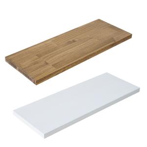 LABRICO 棚板 ラブリコ パイン集成材 白 茶 幅40×奥行10×高さ1.5cm