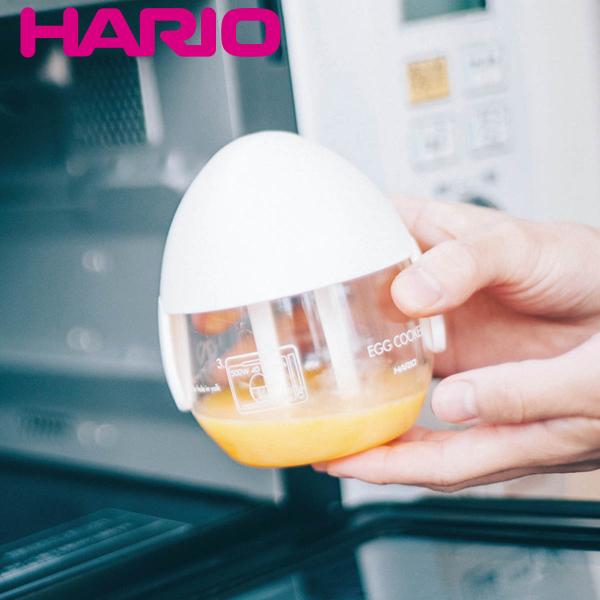 ハリオ 電子レンジ調理器 卵用 ガラスのレンジエッグクッカー （ HARIO エッグクッカー レンジ...