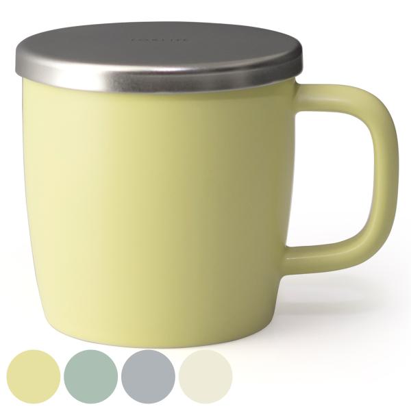 マグカップ フタ付 325ml Brew in Mug ブリューインマグ 陶器 （ ティーカップ カ...