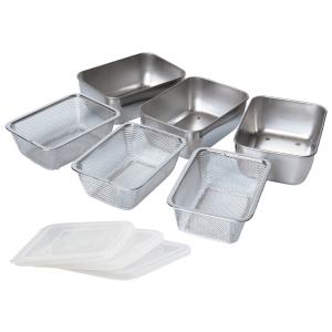 アカオアルミ 番重 バット 3点セット まとめ売り 蓋付き 調理道具 Y2003 アルミ番重 中 60 : 厨房用品 安吉 - 通販 - Yahoo!ショッピング