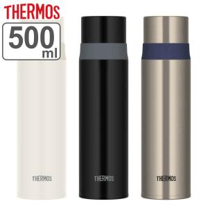 水筒 サーモス ステンレススリムボトル コップ付き FFM-502 500ml （ THERMOS 保温 保冷 ステンレスボトル コップタイプ スポーツドリンク対応 ）