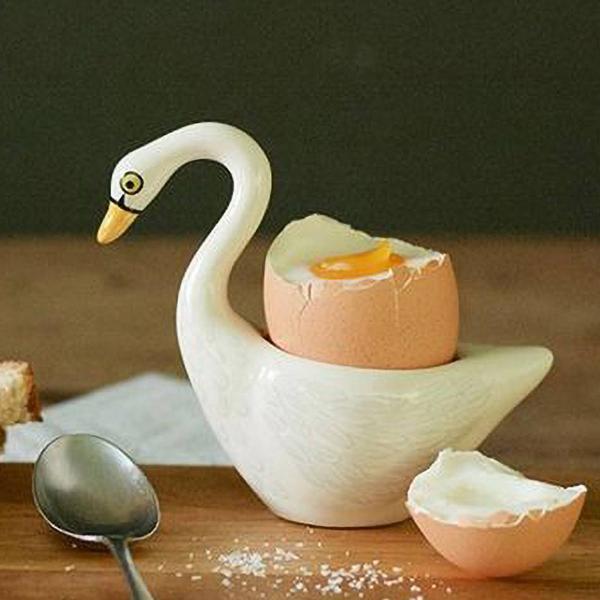エッグカップ Hannah Turner Egg cups Swan White 白鳥 （ ハンナタ...