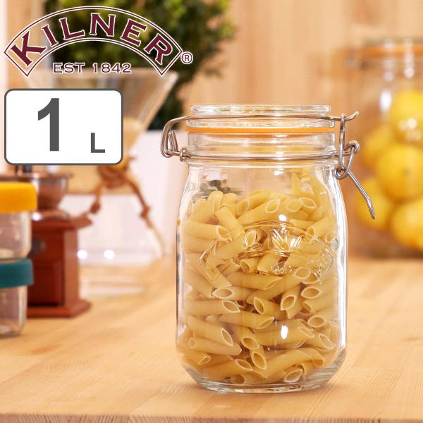 保存容器 KILNER ROUND CLIPTOP JAR 1L （ キルナー クリップトップジャー...