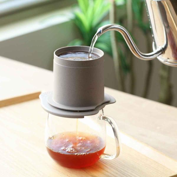 ドリッパー 1杯用 BATON バトン コーヒー粉 プラスチック （ HARIO 食洗機対応 コーヒ...