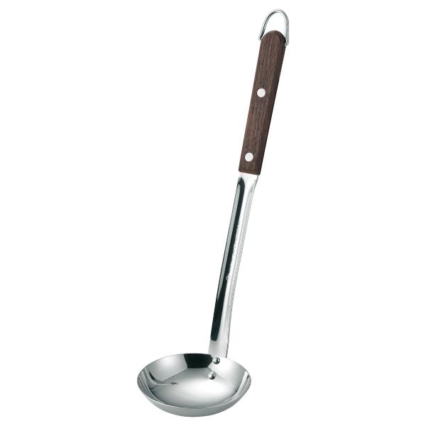 お玉 kinoe 80cc ステンレス製 日本製 （ 燕三条 レードル 穴無しお玉 木柄 キッチンツ...