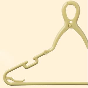 ハンガー 6本組 ベビー&キッズ キャッチフックハンガー 首元を伸ばさずに干せる （ キッズハンガー ベビーハンガー 6本セット フック付 子ども 洗濯 収納 ）