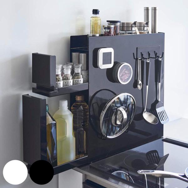 特典付き 山崎実業 tower 隠せる調味料ラック タワー 2段 （ 4903208043342 タ...