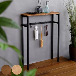 【良品】ヴィンテージ コンソールテーブル サイドテーブル ホームテイスト（HOME taste） コンソールテーブル 玄関 幅60cm 木目調