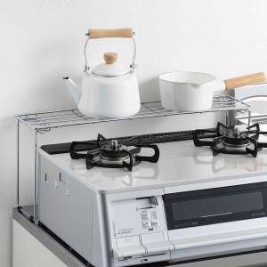 パール金属 キッチン 収納 ストレージセレクト コンロ奥ラック 600高足