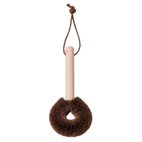 高田耕造商店 たわし しゅろのやさしいたわし フライパン用 ブナ柄 （ 日本製 シュロ しゅろ 棕櫚...