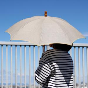 SUR MER（シュールメール） 日傘 折りたたみ リネンリゾート