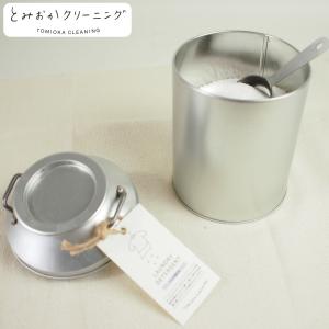 洗濯洗剤 とみおかクリーニング オリジナル洗濯洗剤 フラワー ミルク缶入り （ 香り 微香 ラベンダー ローズマリー ミルク缶 計量スプーン付 粉末 洗剤 ）｜interior-palette