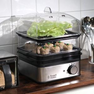 蒸し器 ラッセルホブス ミニスチーマー 7910P(レシピ付) Russell