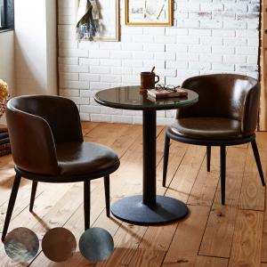 カフェテーブル アンティーク 北欧風 ヴィンテージ アンティーク風 カフェテーブルセット 3点 ダイニングテーブルセット 2