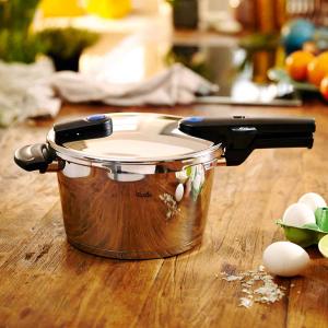 フィスラー 圧力鍋 IH対応 4.5L ビタクイックプラス （ Fissler ガス火対応 オール熱源対応 レシピ本付き 片手鍋 片手圧力鍋 なべ ）｜interior-palette