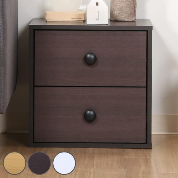 カラーボックス 幅34.5cm 引き出しタイプ キューブ型 組み合わせラック （ 収納 家具 棚 ラ...