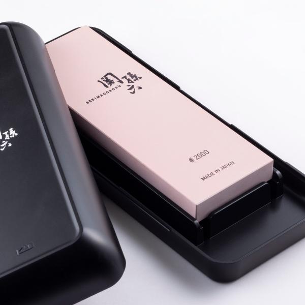 砥石 中 #2000 関孫六 包丁研ぎ （ 研ぎ石 中砥石 包丁 研ぎ 包丁研ぎ石 角砥石 日本製 ...