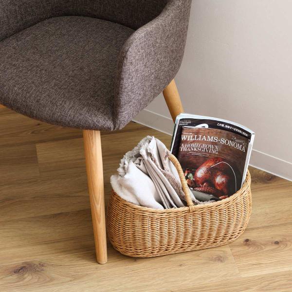 バスケット ユティルナイール ボートバスケットL 洗える （ かご 手編み 収納 カゴ ラタン風 水...