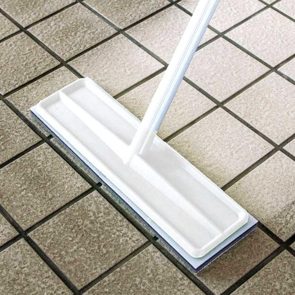 外壁・玄関ブラシ 玄関タイルブラシスポンジワイドＦ AZ296 （ 柄付きブラシ ワイド 玄関 タイ...