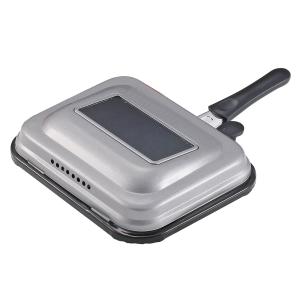 魚焼き器 IH対応 ホットグリル ガラス窓付き ...の商品画像