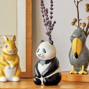 名画 グッズ フラワーベース 陶器 一輪挿し 花瓶 オブジェ 置物 絵画