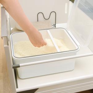 米びつ 5kg トトノ 引き出し用 米びつR （ 抗菌 計量カップ付き 無洗米兼用 米櫃 こめびつ ライスストッカー シンク下米びつ システムキッチン ）
