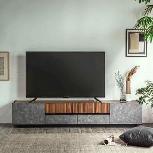 東馬（Tohma） テレビ台 幅179.9cm ローボード コンクリート調