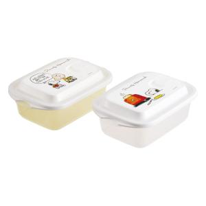 スケーター 保存容器 500ml エアー弁ふわっと保存容器 L スヌーピー 2