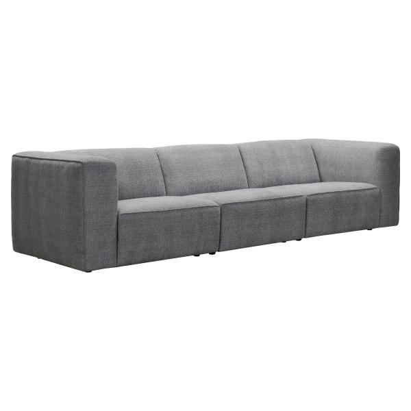 ソファ 3人掛け 幅285cm エレファント （ 開梱設置 ローソファ フロアソファ ファブリック ...