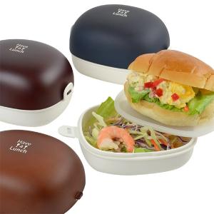 お弁当箱　2段　おにぎりランチ　Have　a　Lunch　ドット　小型弁当箱