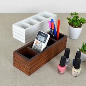 ちどり産業 小物収納 チェリーウッド デスクトップ リモコンラック