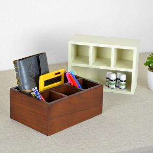 ちどり産業 小物収納 チェリーウッド デスクトップ ペン立て （ 収納