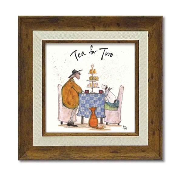 アートパネル サムトフト『みんなでお茶』 23.5×23.5cm （ 絵画 絵 アート インテリア ...