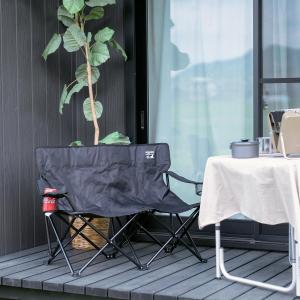 トリプルチェア ネイビー 3人用 折りたたみチェア アウトドア レジャー