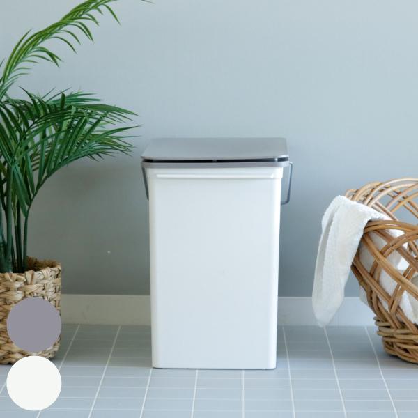 ゴミ箱 17L プッシュオープン ふた付き スリム ベーシックダスト （ ごみ箱 17リットル ワン...