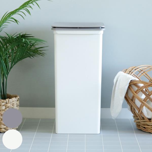 ゴミ箱 25L プッシュオープン ふた付き スリム ベーシックダスト （ ごみ箱 25リットル ワン...