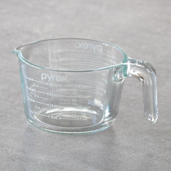 PYREX 計量カップ 1L 耐熱ガラス 取っ手付き メジャーカップ （ パイレックス 耐熱 ガラス...