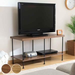 テレビ台 ローボード アンティーク調 シャビーウッド 幅74cm （ テレビ