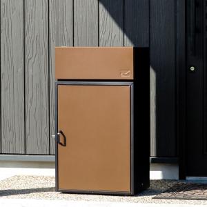 宅配ボックス リシムフロント 大容量 一戸建て用 （ 郵便ポスト 2段 宅配BOX 戸建 屋外 ポスト メール便 宅配便 ポスト一体型 ）