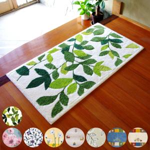 オカ 玄関マット 洗える コーナー吸着 60×110 cm 室内 （ 滑り止め