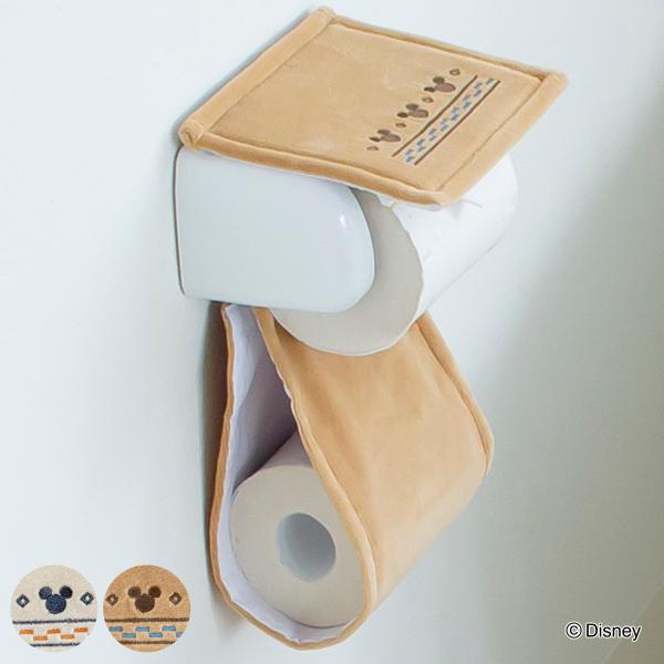 ペーパーホルダーカバー MCグランド ミッキー （ Mickey トイレットペーパーカバー ファブリ...