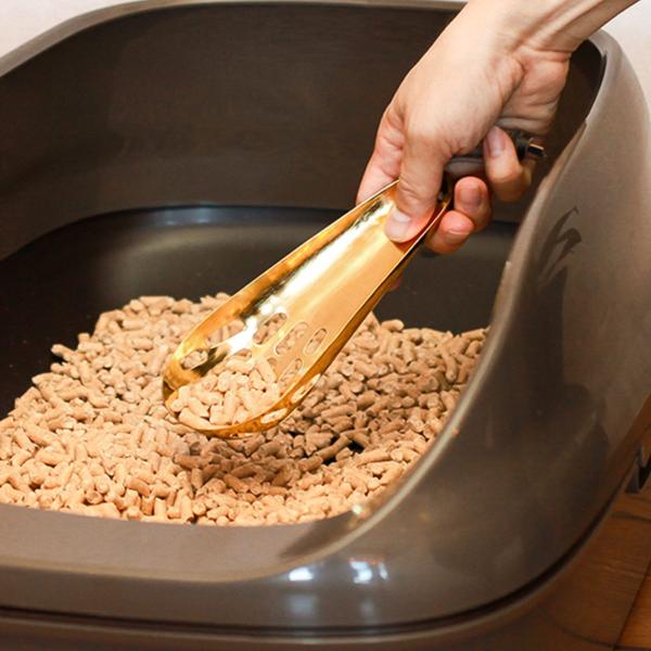 スコップ 猫 アイアン トイレスコップ 猫砂 （ ペットスコップ 猫砂スコップ 猫砂用 トイレ用 ペ...