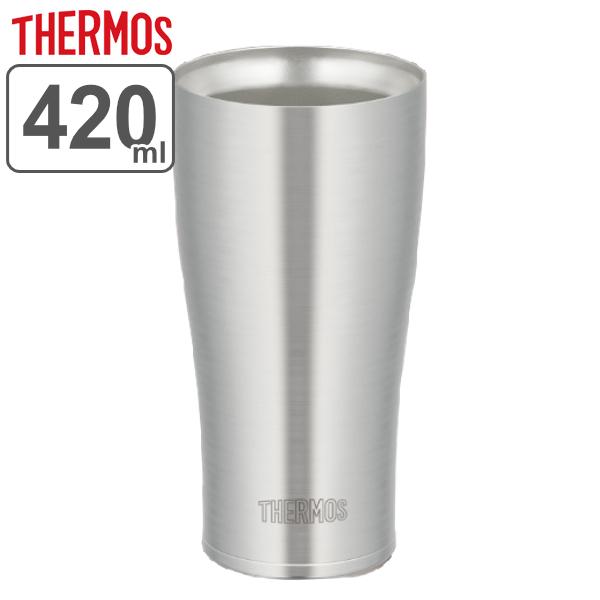 サーモス タンブラー 420ml 真空断熱 ステンレス JDE-420 （ thermos コップ ...