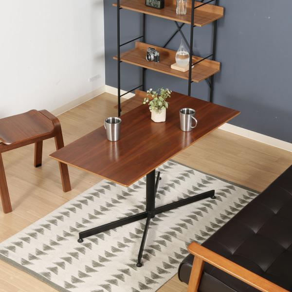 リビングテーブル カフェテーブル 幅105×奥行50×高さ55cm ウチカフェテーブル トラヴィ （...