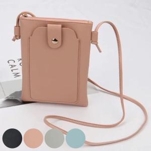 スマホショルダー スマホポシェット チャック ポ...の商品画像