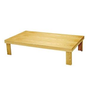 座卓 幅120cm 折れ脚 葉の国 木の葉型 ローテーブル 日本製 （ 座卓