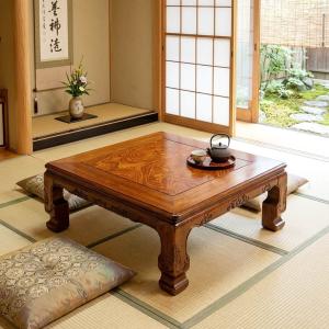 座卓 幅90cm 正方形 継脚付き 家具調こたつ 円居 木製 日本製 （ こたつ コタツ 炬燵 天然木 リビングテーブル ローテーブル 継ぎ足 高さ 36cm 40cm ）