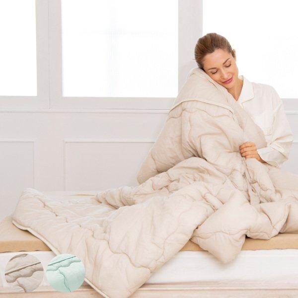 掛け布団 ガーゼ 洗える 肌かけふとん 洗濯 軽い 吸湿 綿 布団 （ 肌掛け布団 肌掛け シングル...