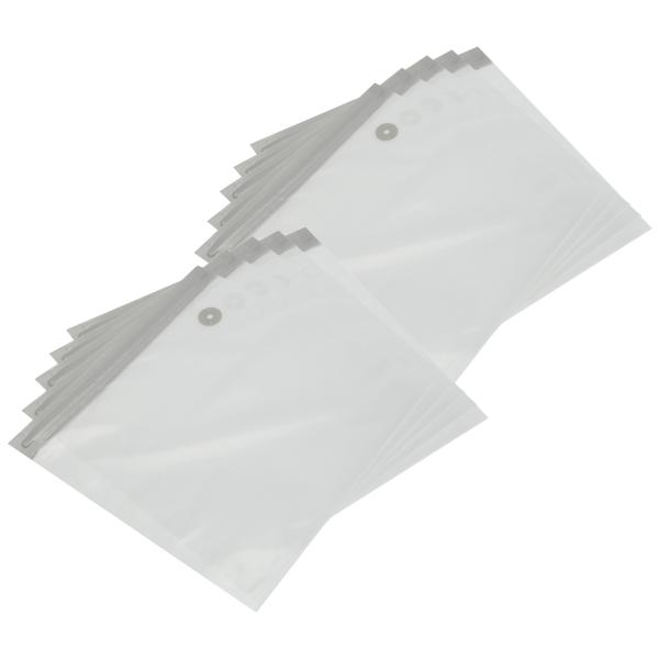 保存袋 ジッパー付真空保存袋 セット 10枚入 （ 真空 電子レンジ対応 真空調理 湯煎 湯せん 冷...